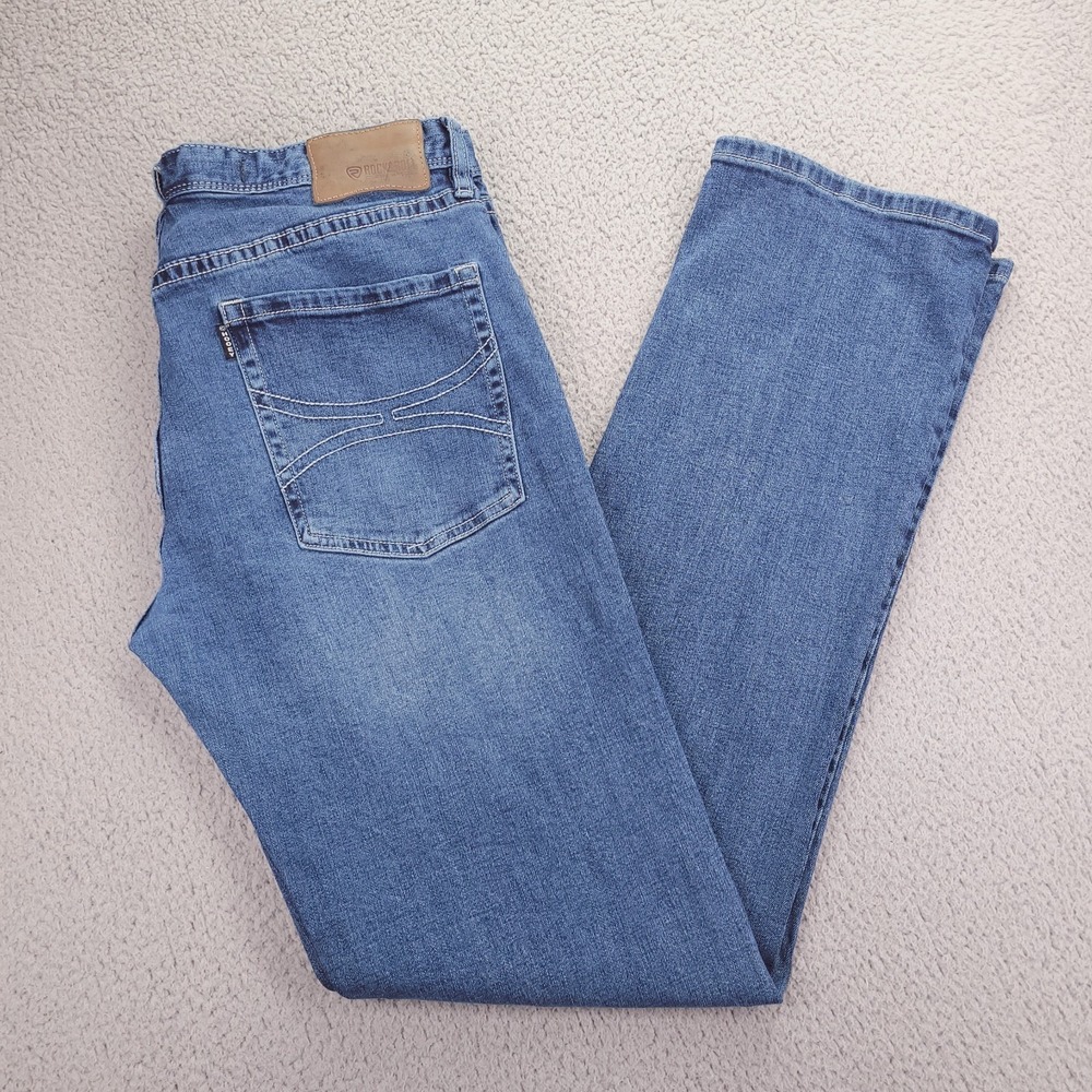 HOOEY x ROCK ROLL Jeans Mens Size 36x35 (Tag 38x36) Revolver Slim Straight Leg